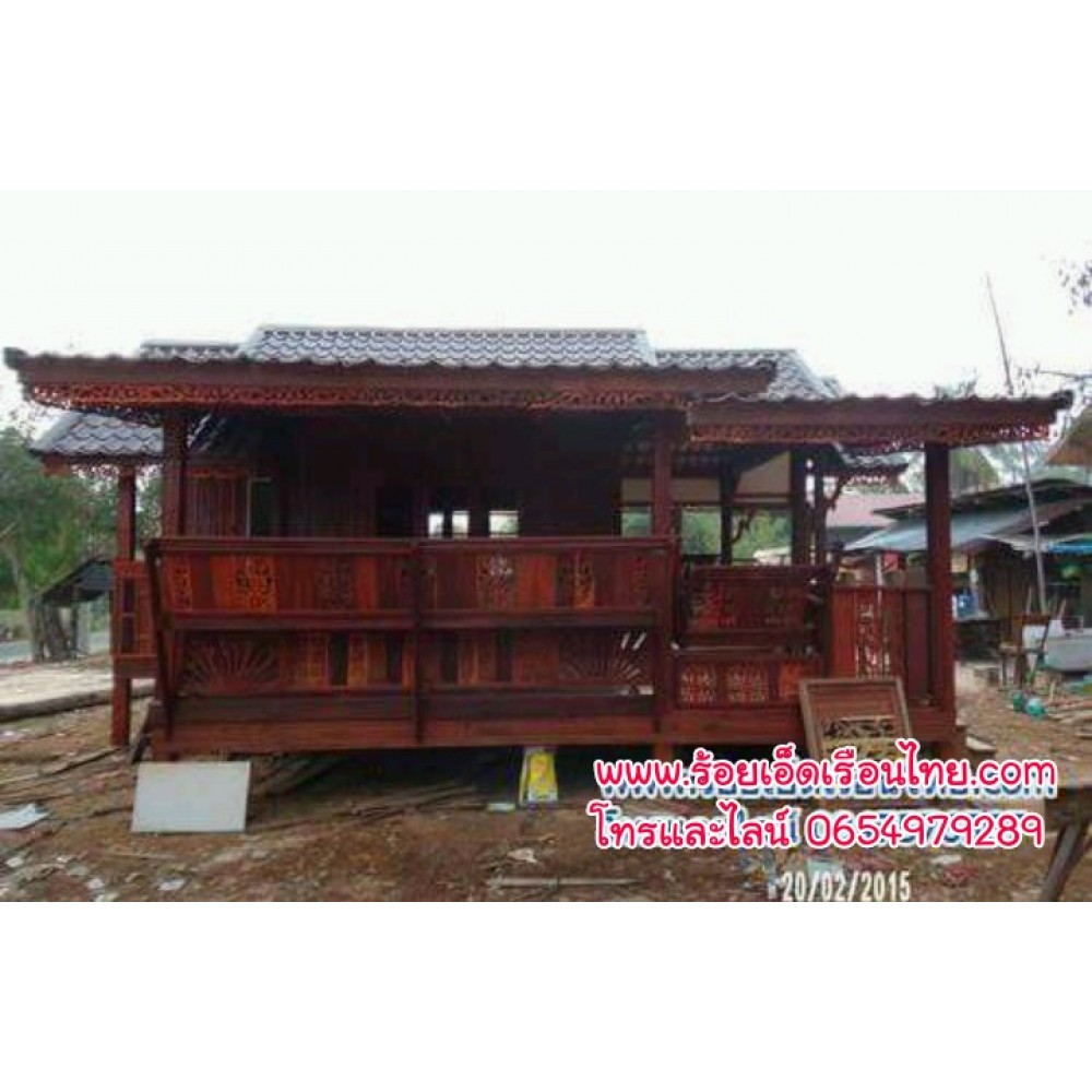 บ้านระเบียงข้างแบบที่6 ขนาด 5.5x7 บ้านระเบียงข้างแบบที่6 ขนาด 5.5x7